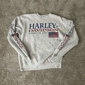 vintage harley davidson crewneck sweatshirt 1996